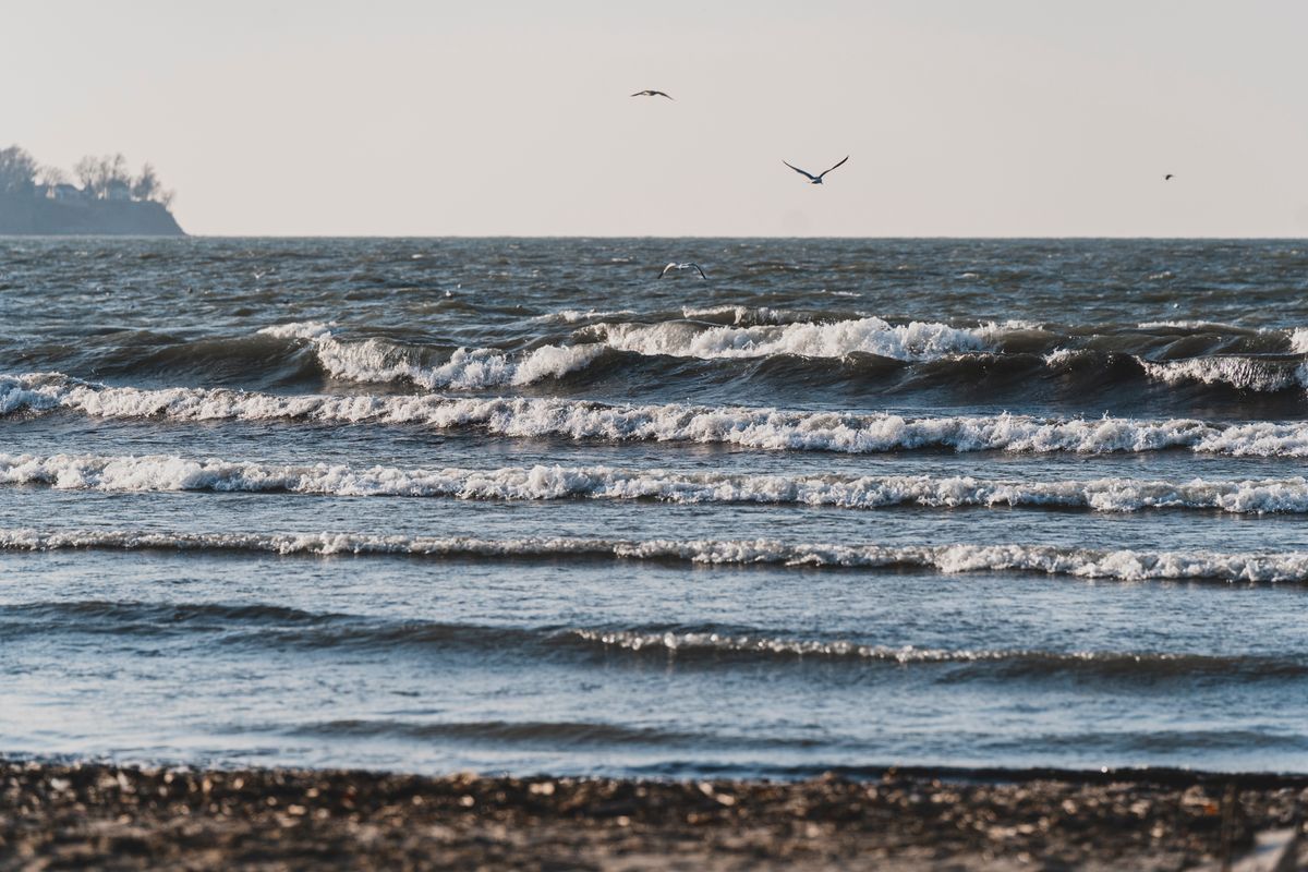 The beach and the point